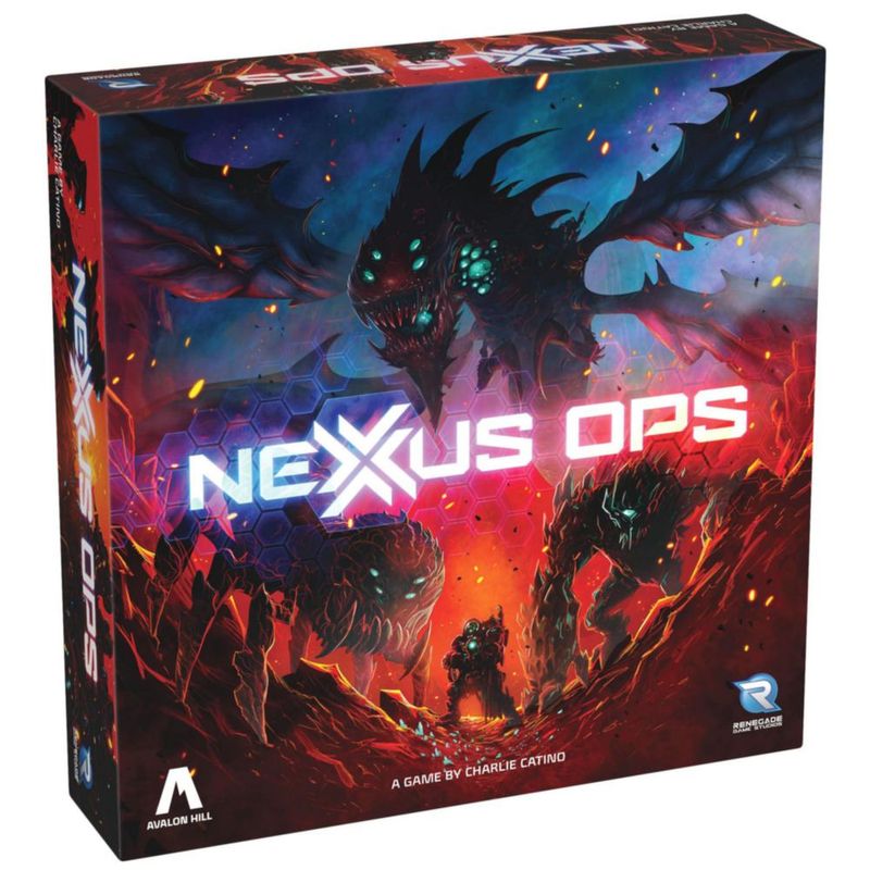 Juego de mesa Renegade Nexus Ops – Miniaturas alienígenas para 2‑4 jugadores