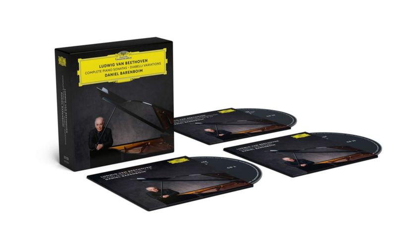 Caja de CD Verve: Sonatas y Variaciones de Beethoven