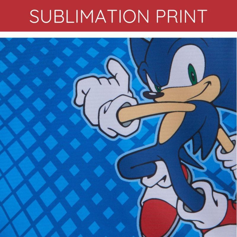 CAMISETA SEGA Sonic Hedgehog para Niños Pequeños Azul Talla 7‑8