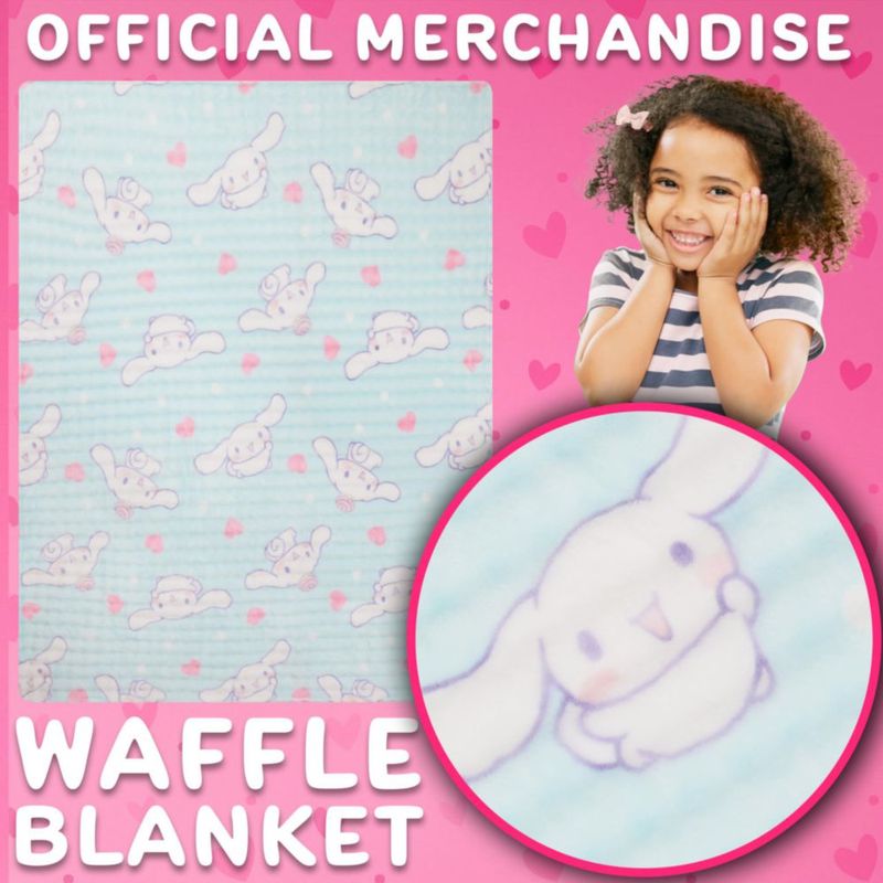 Manta Get Trend 130 × 150 cm Cinnamoroll blanca