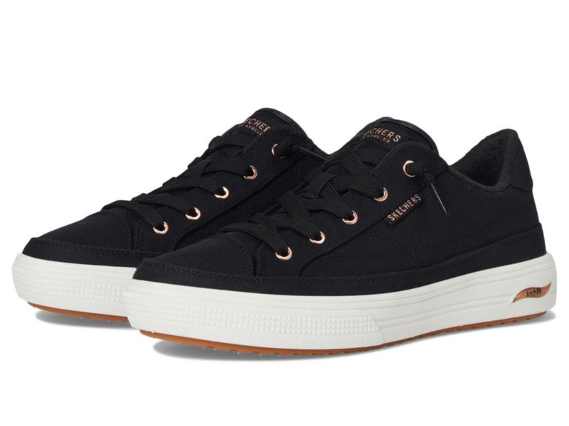 Zapatilla Skechers Arch Fit Arcade-Meet Ya There para mujer color negro