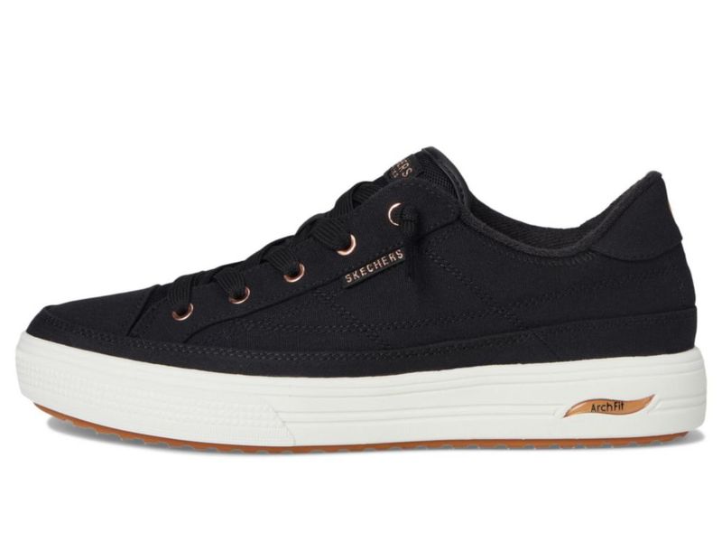 Zapatilla Skechers Arch Fit Arcade-Meet Ya There para mujer color negro