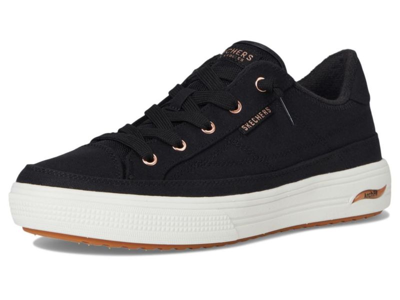 Zapatilla Skechers Arch Fit Arcade-Meet Ya There para mujer color negro