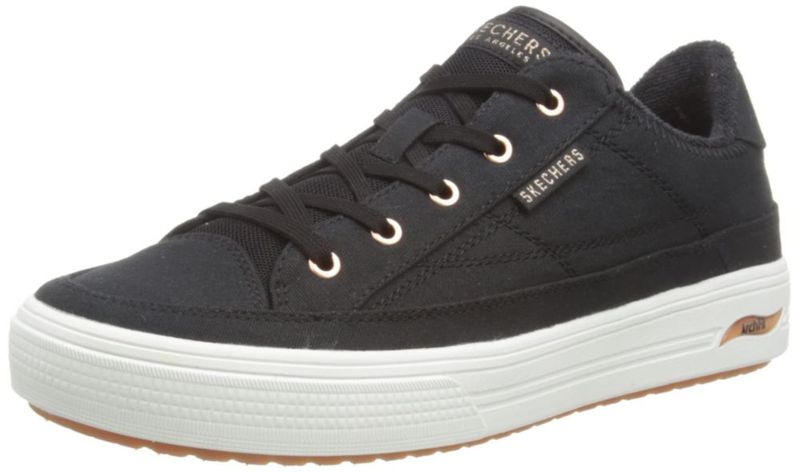 Zapatilla Skechers Arch Fit Arcade-Meet Ya There para mujer color negro