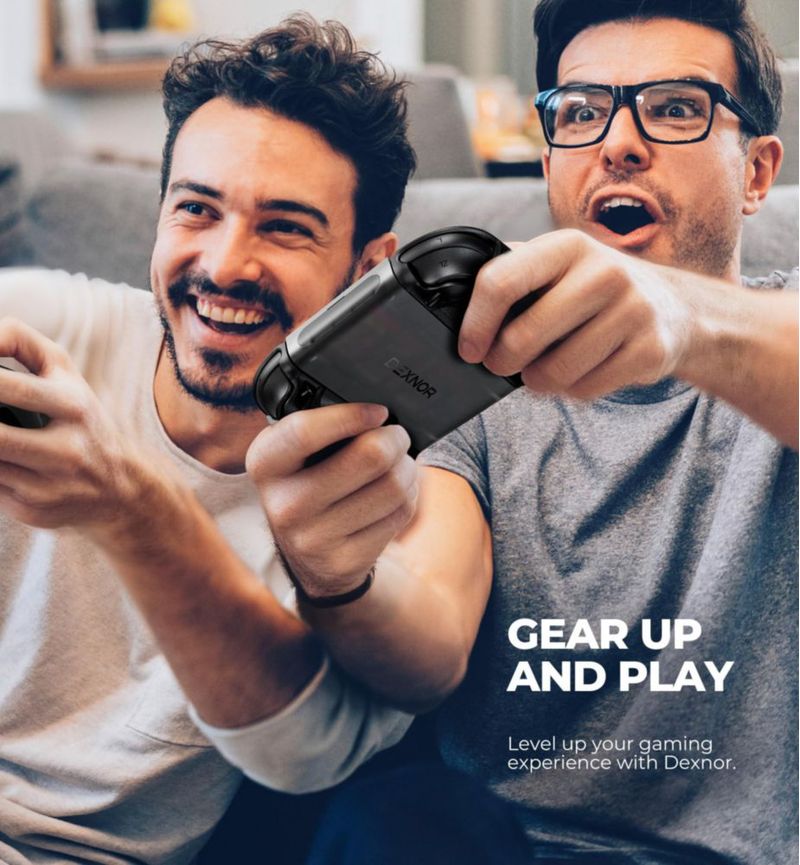 Funda Dexnor para Switch 2 con agarre acoplable soporte y portatarjetas