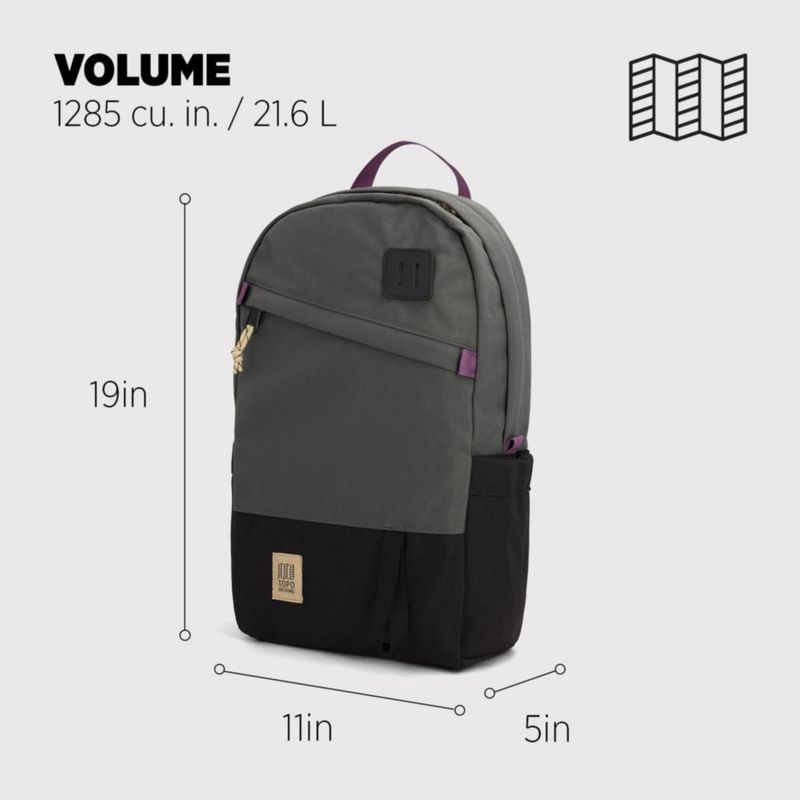 Mochila Topo Designs Daypack Classic 21L Nylon Reciclado