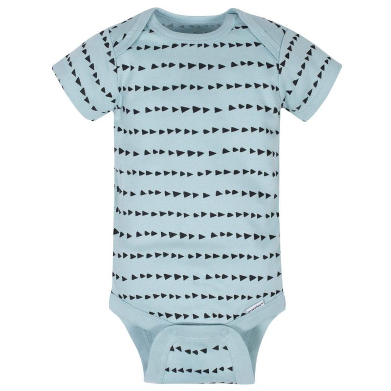 Body Gerber Baby Boy con diseño de dinosaurio de manga corta de 6 a 9 m paquete de 8 unidades