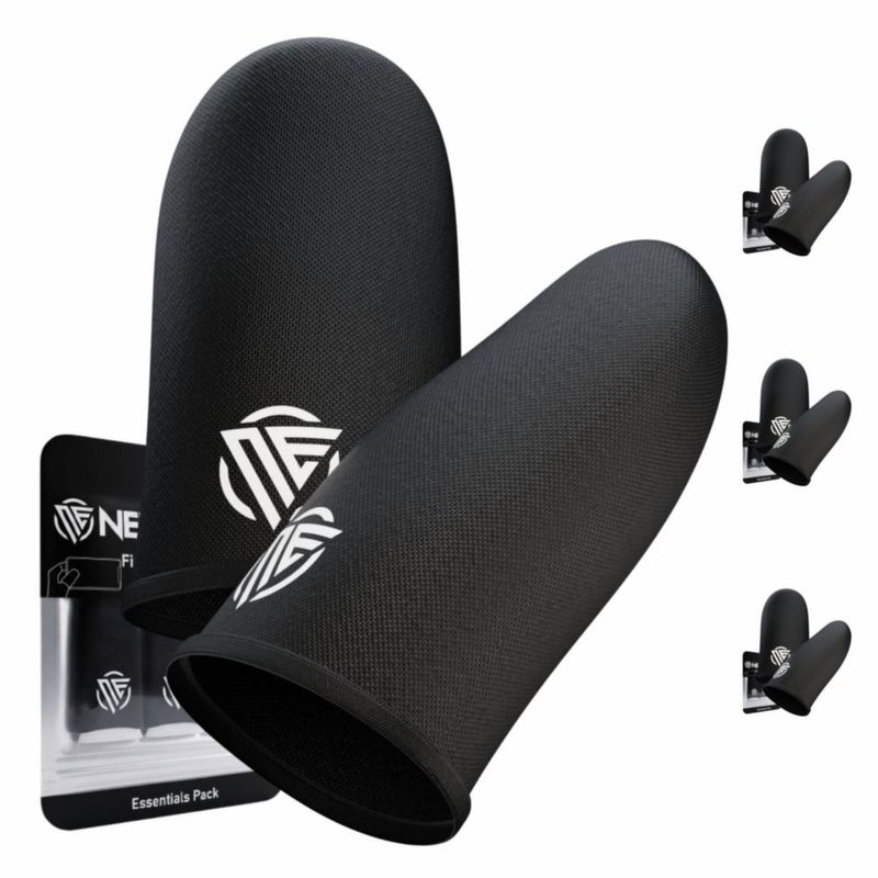 Mangas para dedos Nexus Elite pack de 6 fibra de carbono negro