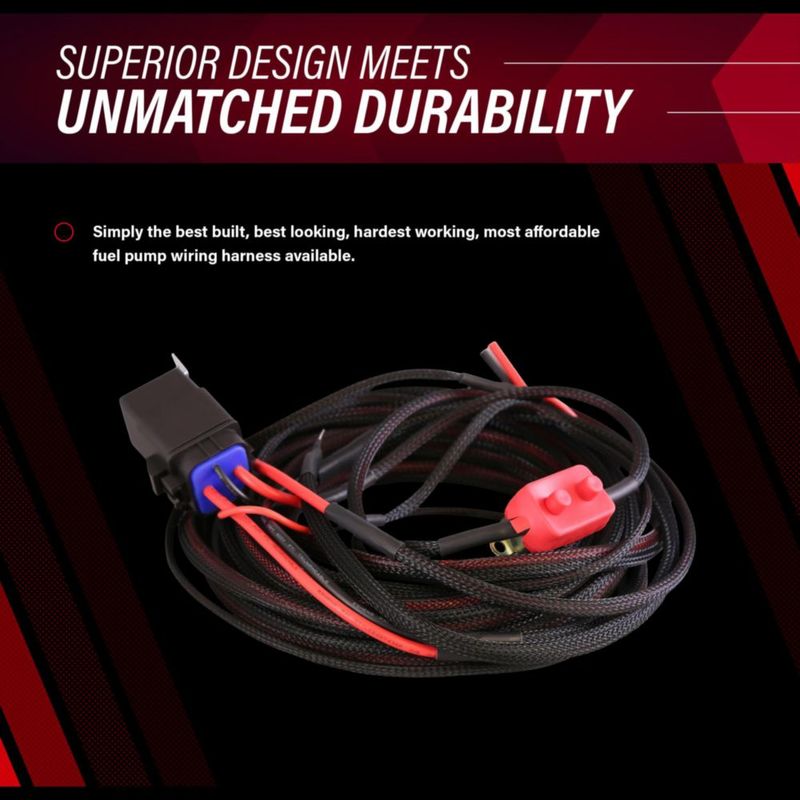 Kit de Relé y Arnés de Cableado para Bomba de Combustible Aeromotive 16307 6 m 30A