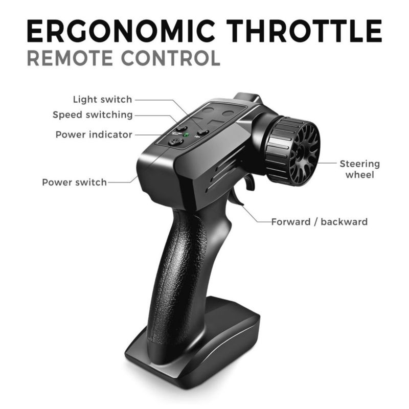 Coche RC de Drift Nowzeth 1/24 Morado con Control Remoto