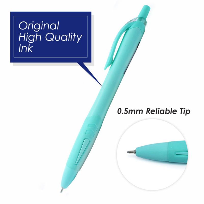 Bolígrafos de bola FLEXOFFICE 0.5 mm azul - paquete de 12