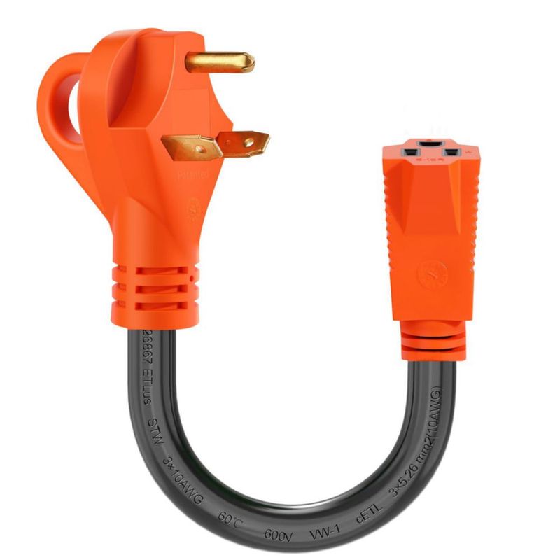 Adaptador para autocaravana Ficstar 30A a 15A TT-30P a 5-15R