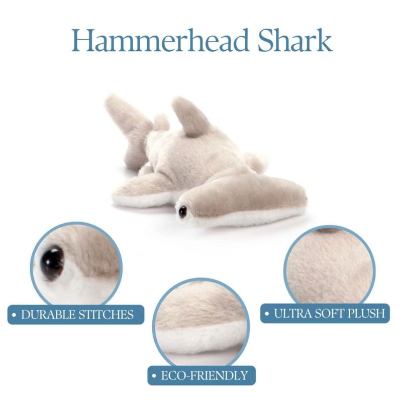 Peluche The Petting Zoo Hammerhead Shark 25 cm