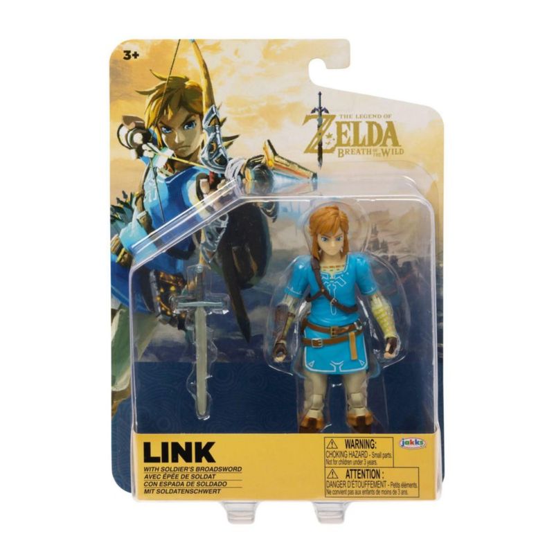 Figura de acción Nintendo 13 cm de Link con espada ancha