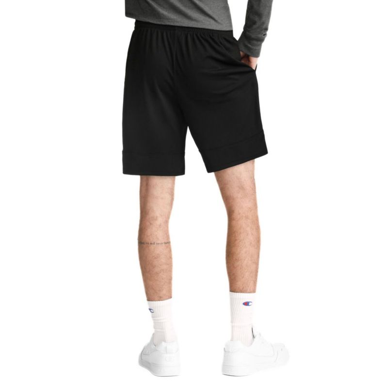 Shorts Champion 18 cm Negro de absorción de humedad (talla M)