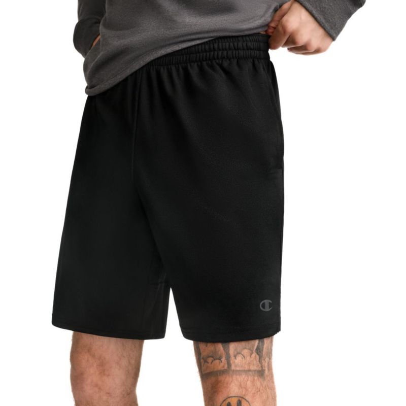 Shorts Champion 18 cm Negro de absorción de humedad (talla M)