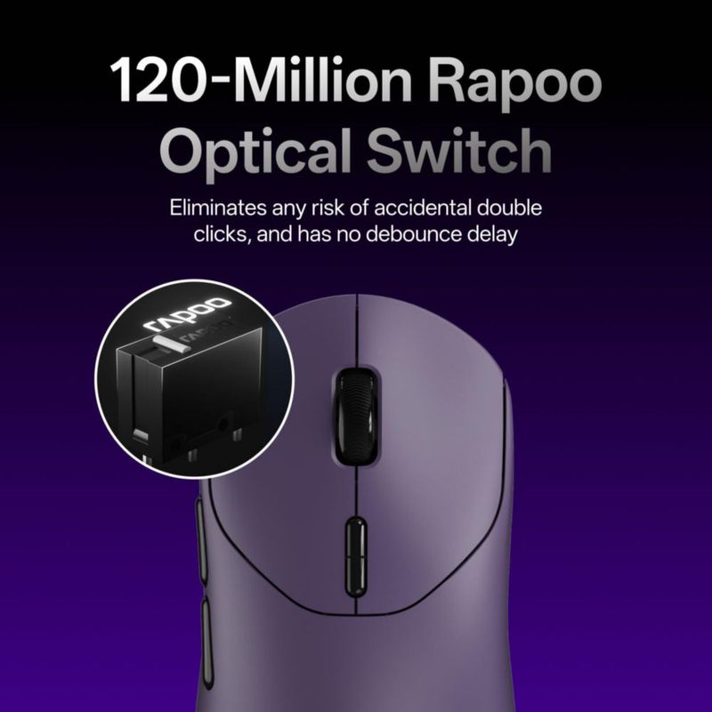 Ratón Gaming Rapoo VT2 MAX Inalámbrico 53 g 750 h 8K