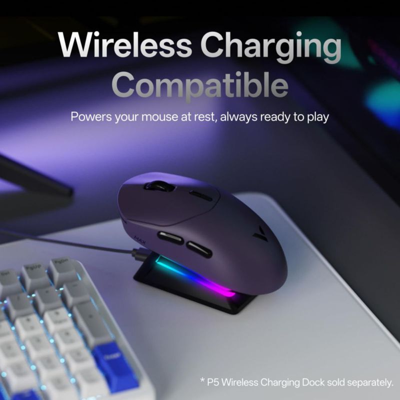Ratón Gaming Rapoo VT2 MAX Inalámbrico 53 g 750 h 8K