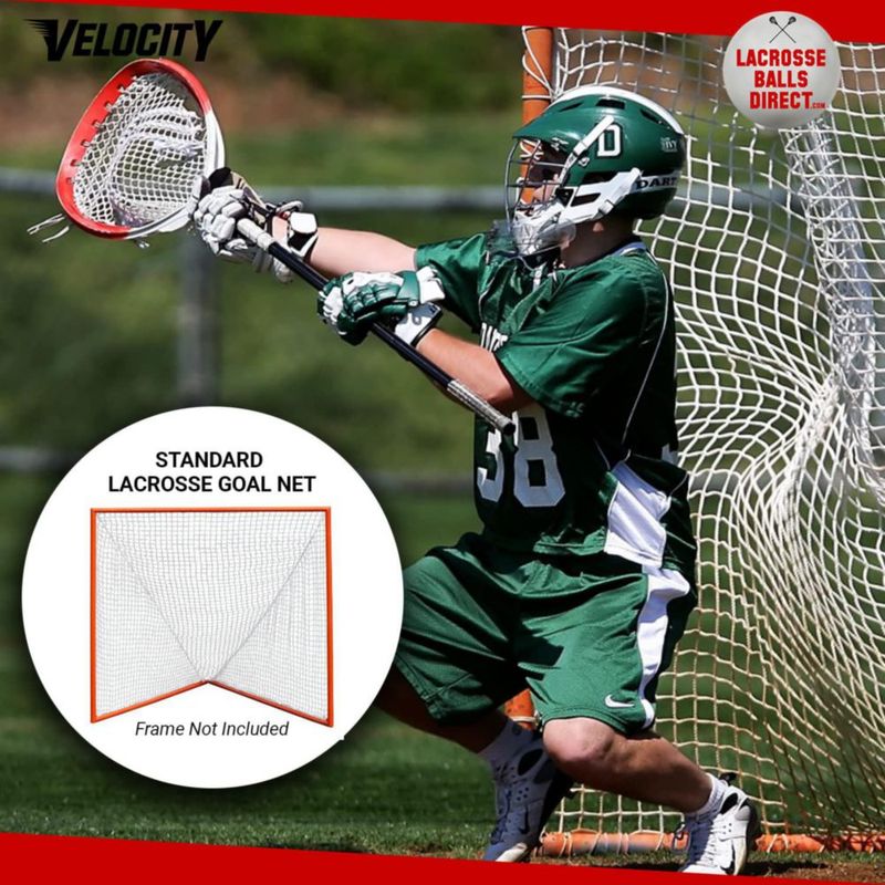 Red de Lacrosse Velocity 6 mm Negro de Alta Resistencia