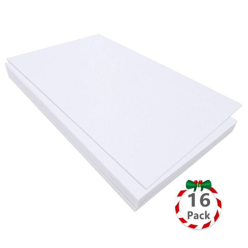Fieltro Jtnohx 17x29 cm 16 láminas blancas para manualidades