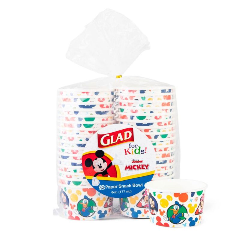 Tazón desechable Glad 177 ml Disney (paquete de 32)
