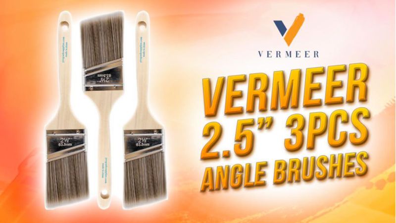 Pincel Vermeer 6 cm (3 unidades) ángulo para molduras