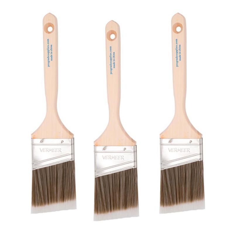 Pincel Vermeer 6 cm (3 unidades) ángulo para molduras