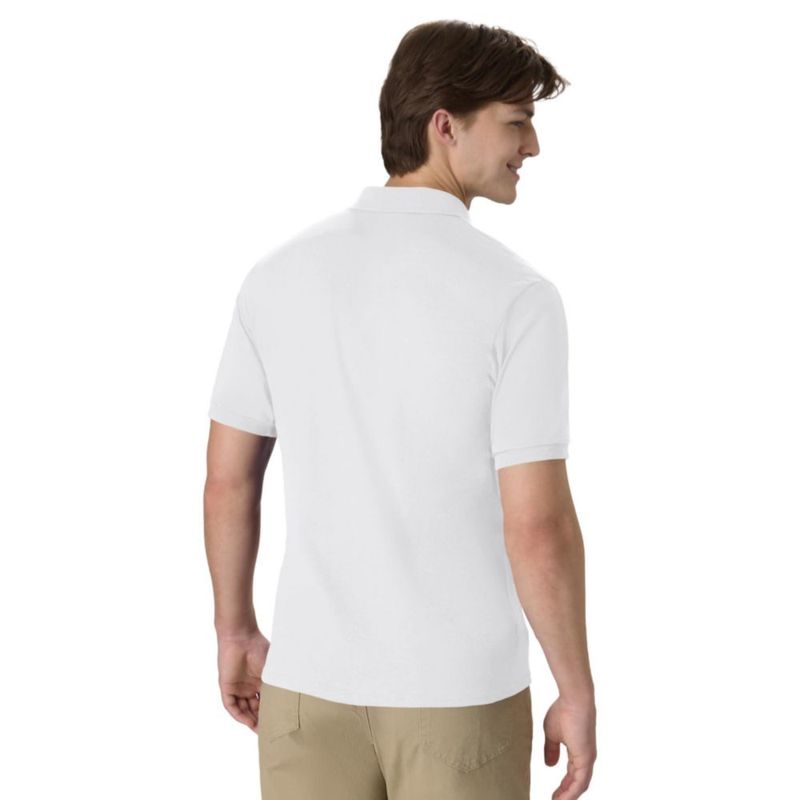 Camisa polo Hanes XXL blanca - paquete de 2