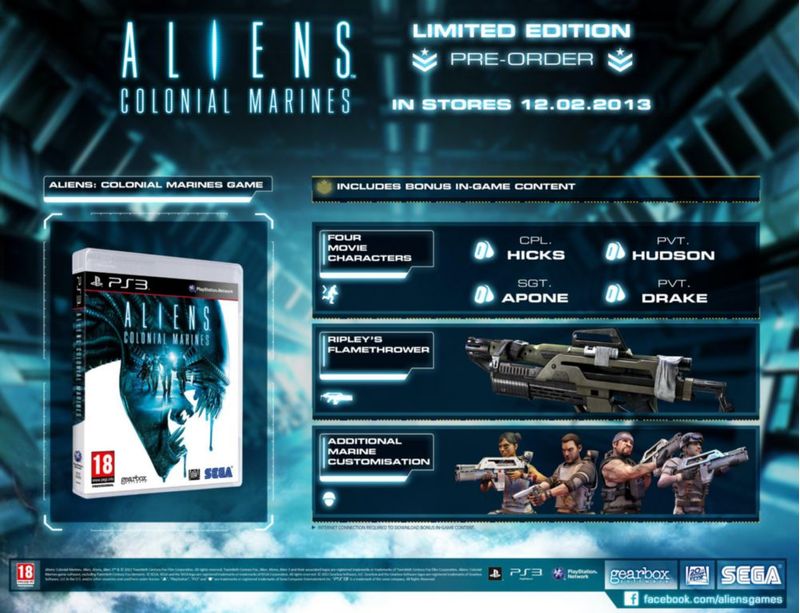 Videojuego SEGA Aliens: Colonial Marines para PS3