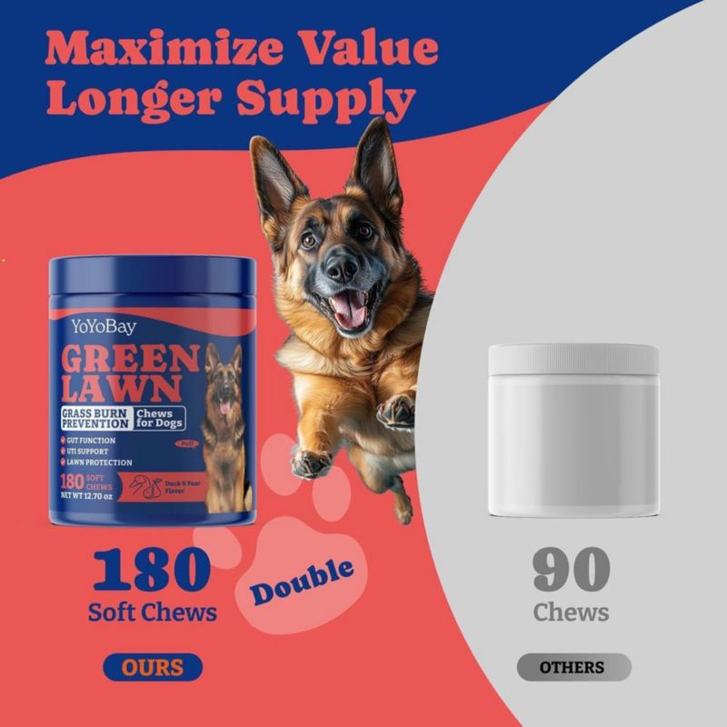 Masticables para Perro YoYoBay 180 uds Sabor Pato y Pera – Protector de Césped