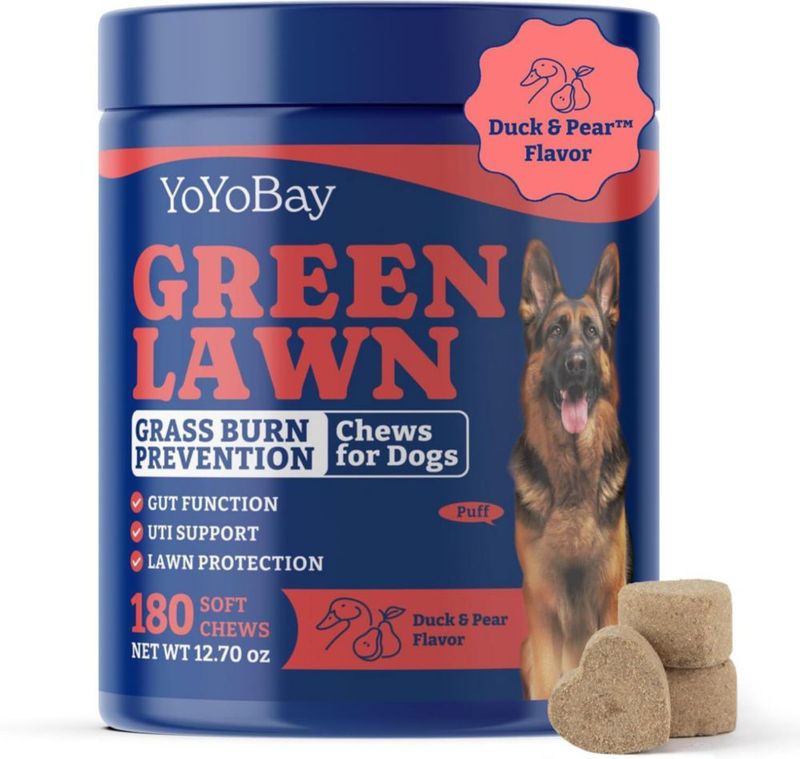 Masticables para Perro YoYoBay 180 uds Sabor Pato y Pera – Protector de Césped