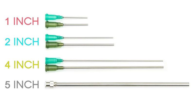 Kit de jeringa de 60 ml Dispense All con 7 puntas y tapa