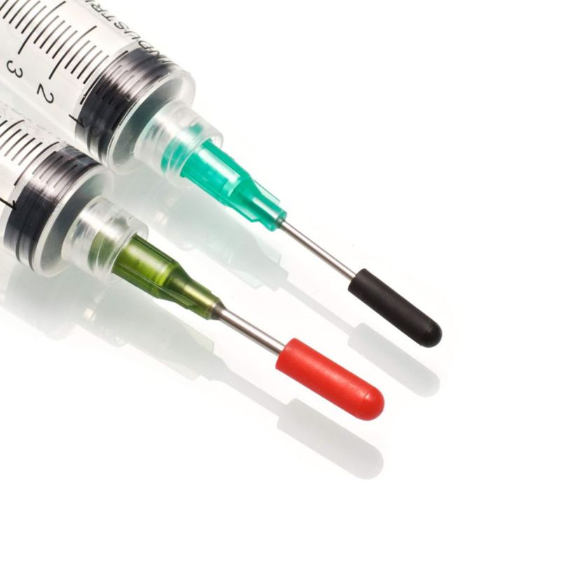 Kit de jeringa de 60 ml Dispense All con 7 puntas y tapa