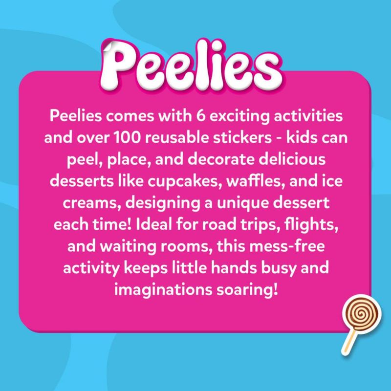 Libro de pegatinas Skillmatics Peelies Chef de postres