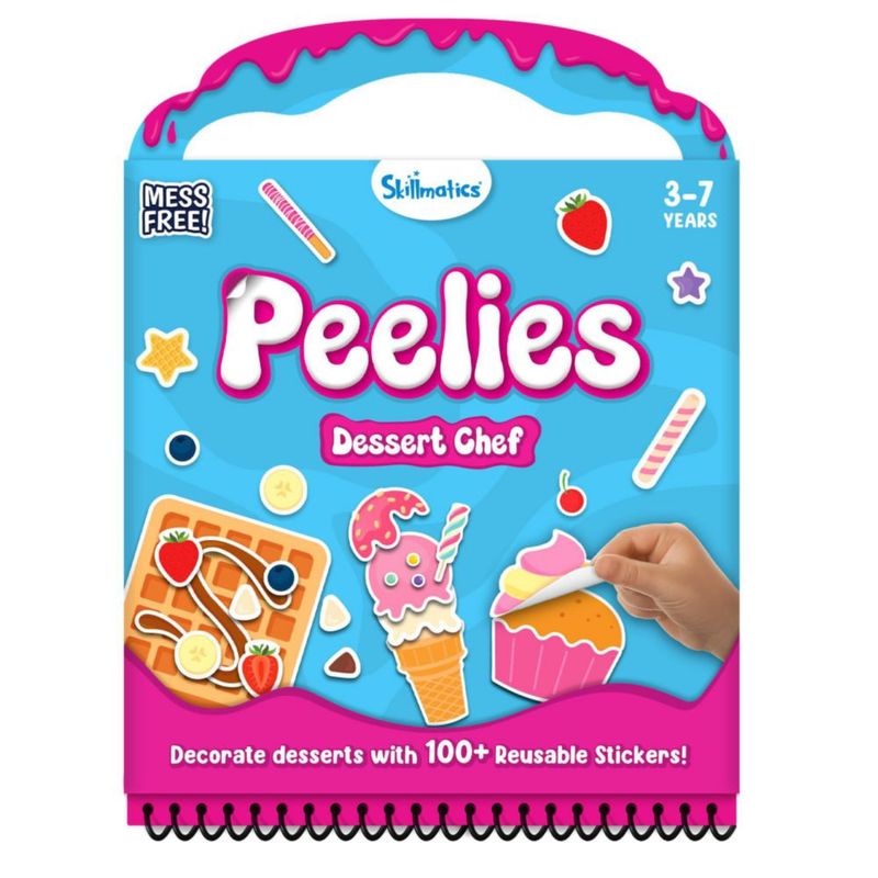 Libro de pegatinas Skillmatics Peelies Chef de postres