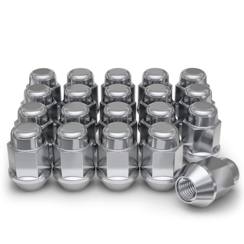 Juego de 20 tuercas White Knight M12x1.50 cromadas