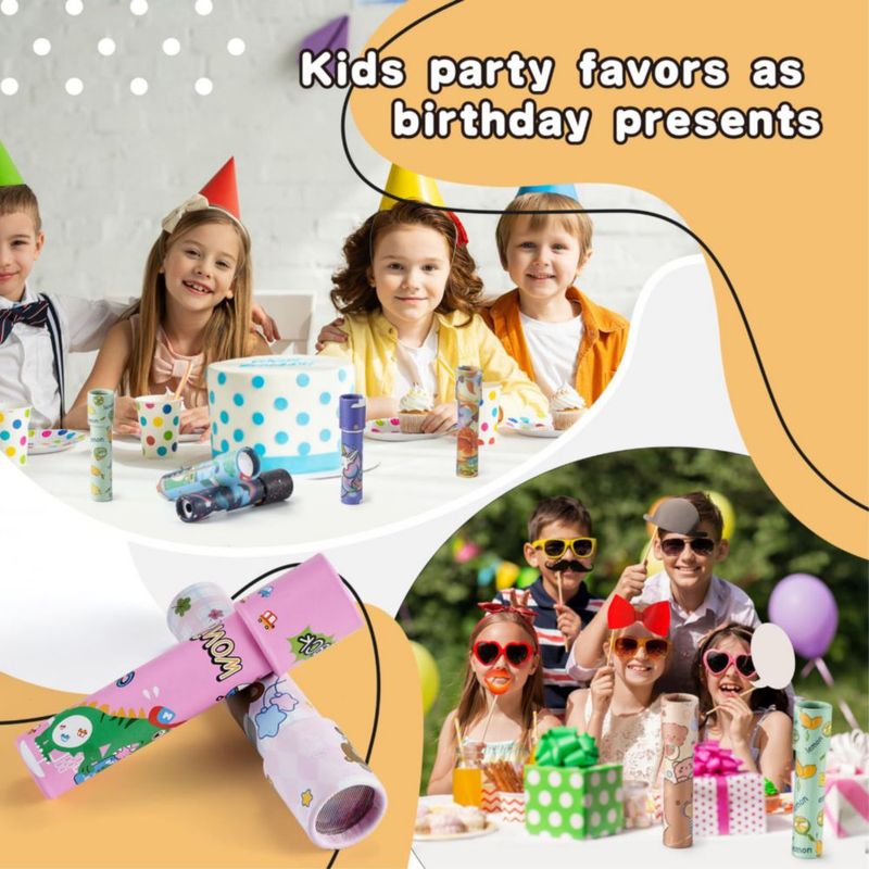 Kaleidoscopios YUBAGOWU 18 uds. para recuerdos de fiesta infantiles