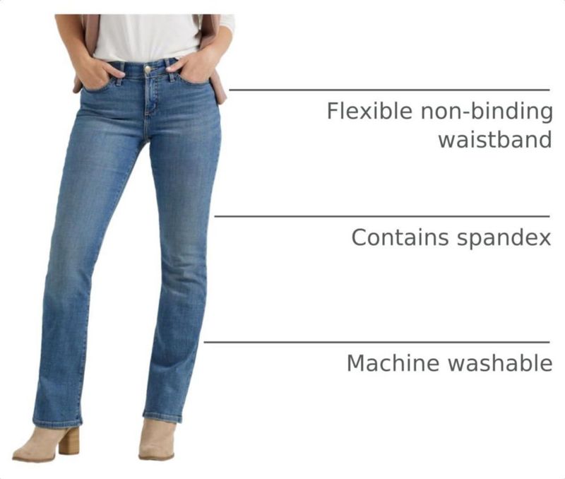 PANTALONES Lee Ultra Lux Corte Acampanado Majestic 18 Corto
