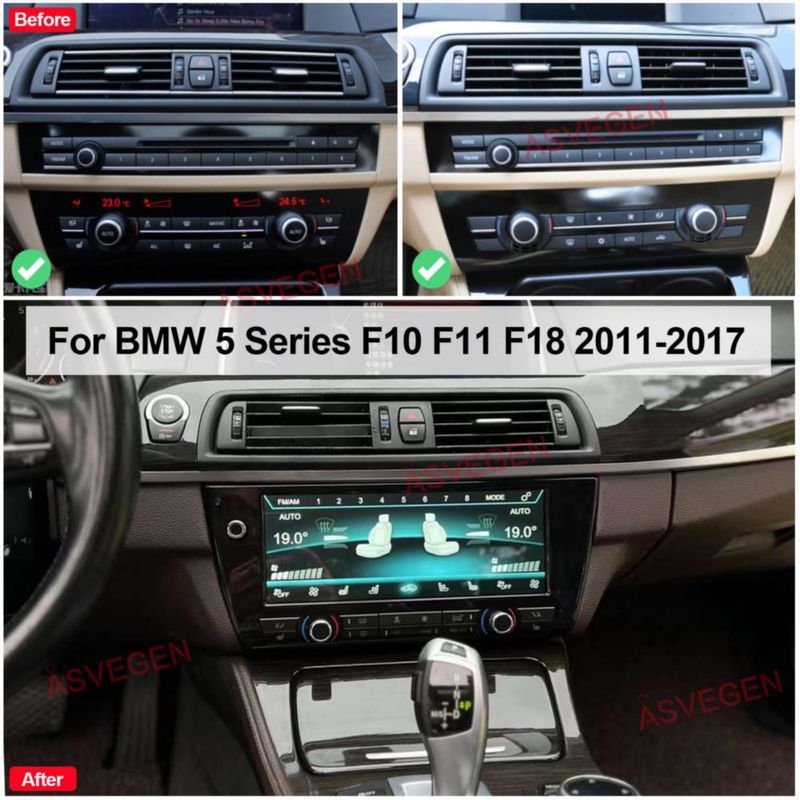 Panel de climatizador AC ASVEGEN 10.25" BMW Serie 5 F10 F11