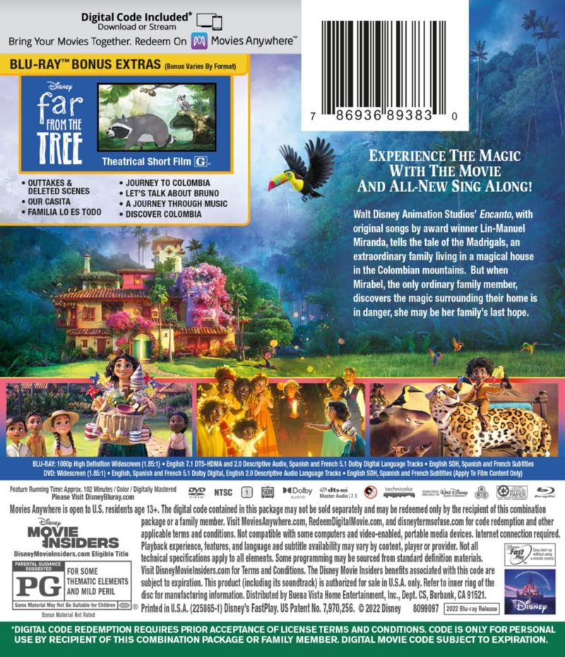DVD Disney Encanto