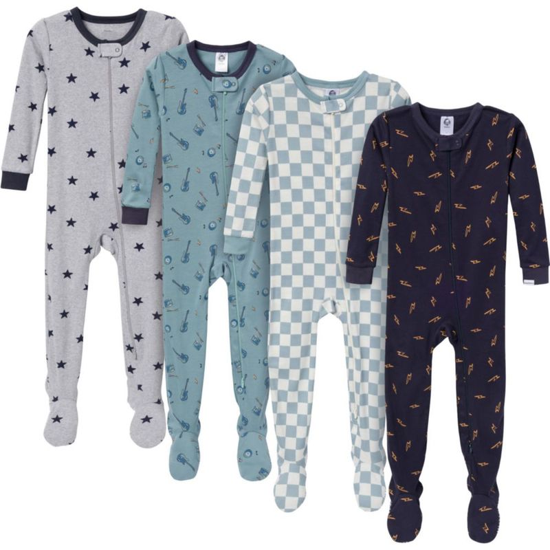 Pijamas Gerber para Niños 3T Pack de 4 con Tema Musical