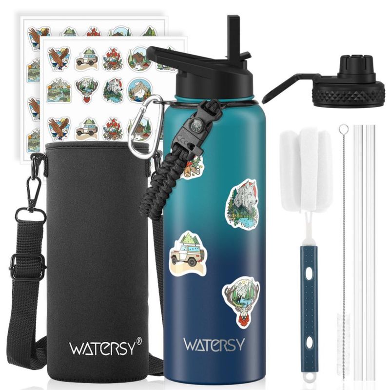 Botella de Agua Watersy 1200 ml Aislada a Prueba de Fugas