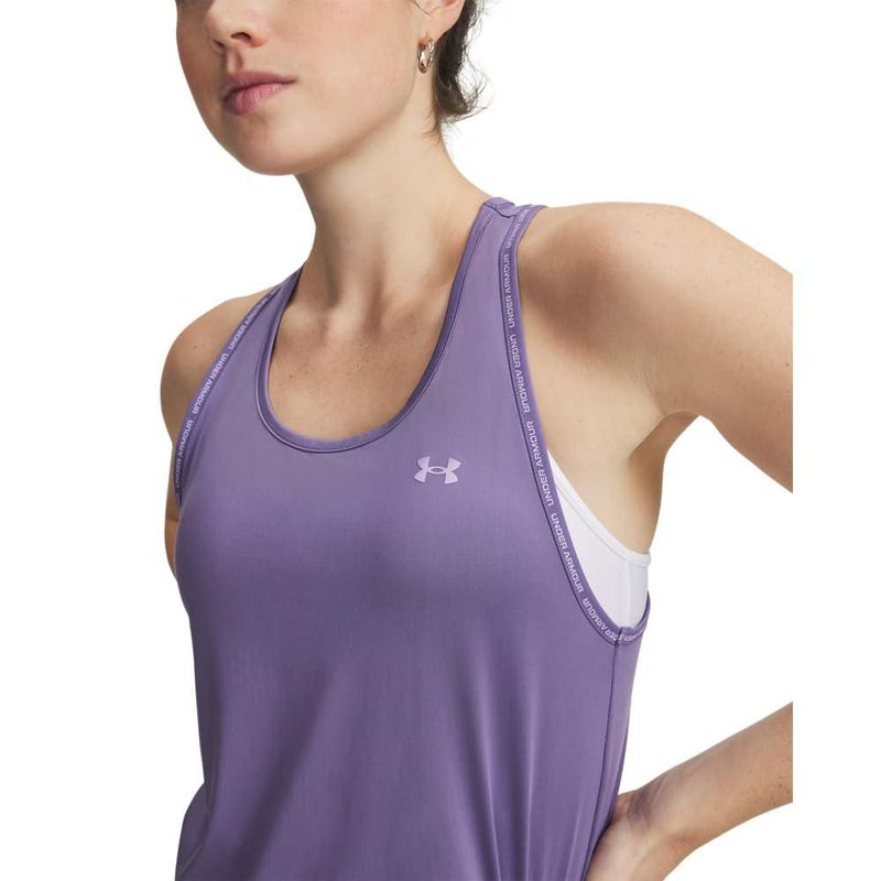 Top sin mangas Under Armour 520 púrpura MD