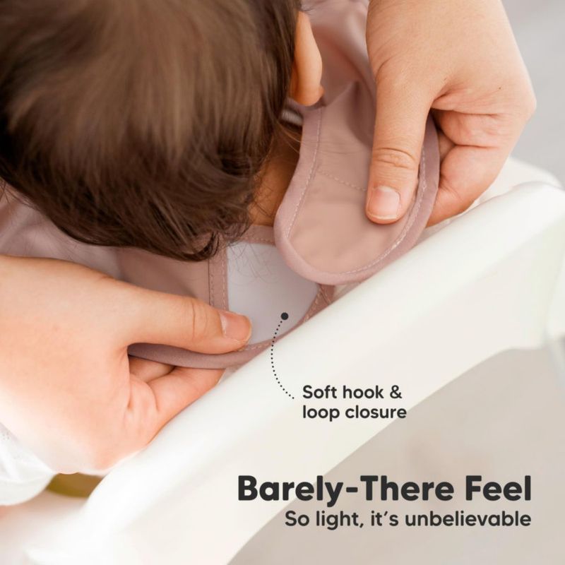 Baberos impermeables KeaBabies pack de 3 color beige