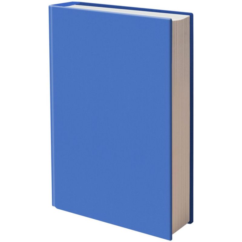 Funda de libro ELLOPI elástica 23 × 28 cm azul claro