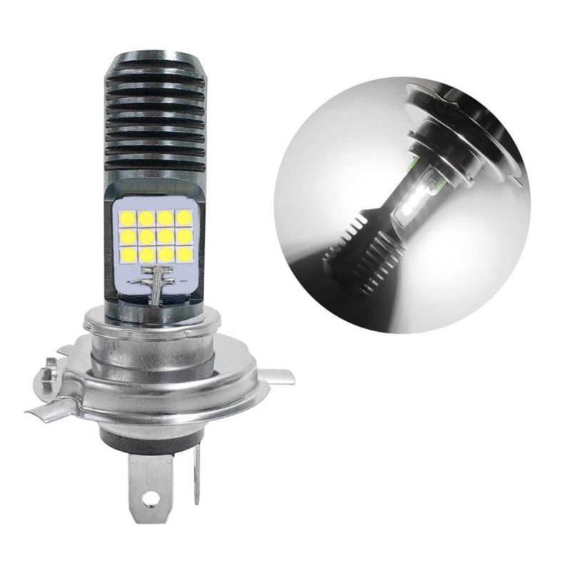 Faro LED Sbulhia 9-16V H4 Impermeable para Motocicleta y ATV