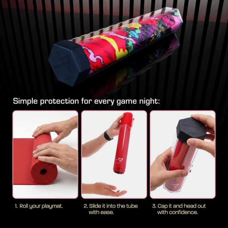 Tubo Protector de Plástico BCW 39 cm para Tapete de Juego