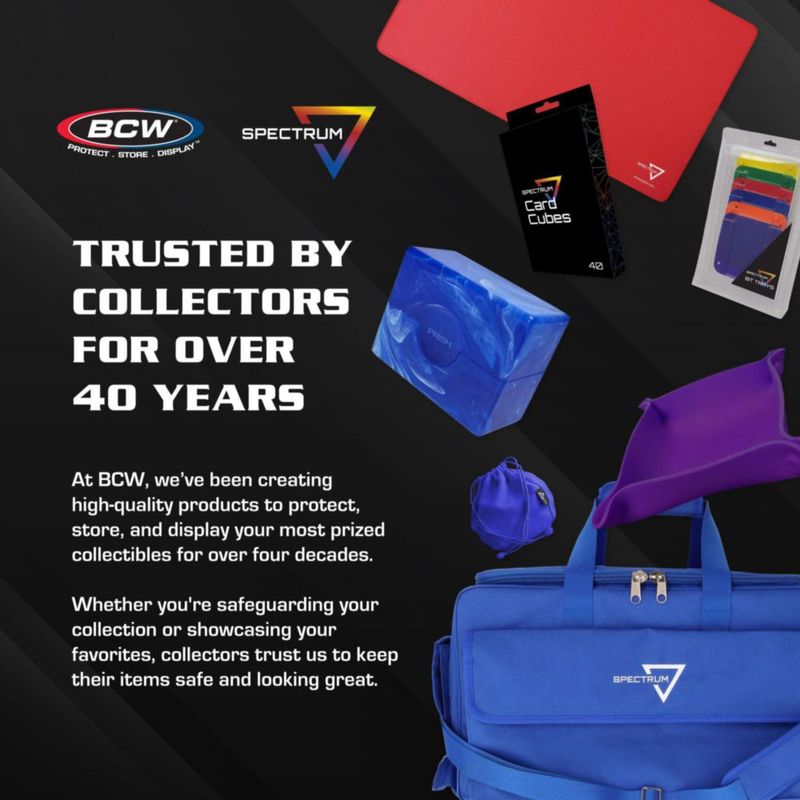 Tubo Protector de Plástico BCW 39 cm para Tapete de Juego