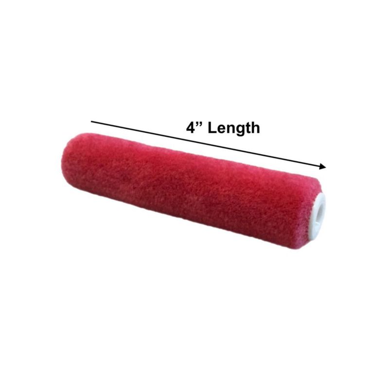 Rodillo de pintura Tru Lamb 10 cm 10 unidades sin pelusa de Mohair