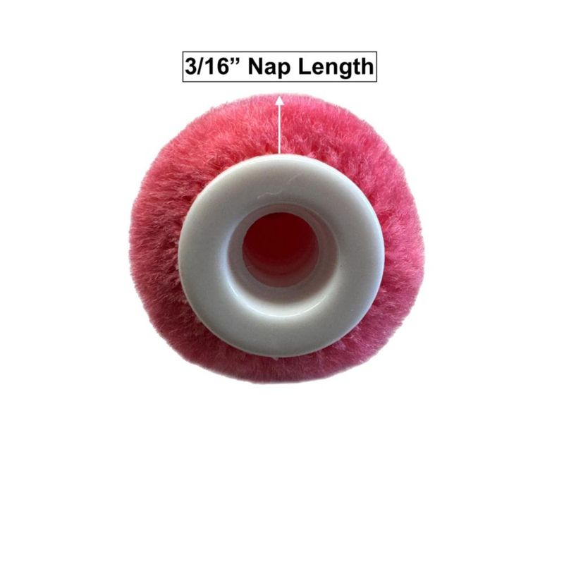 Rodillo de pintura Tru Lamb 10 cm 10 unidades sin pelusa de Mohair